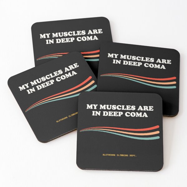 Item preview, My Muscles Are In Deep Coma Funny Outdoor Exhaustion Retro designed and sold by SlothcoreVibes.