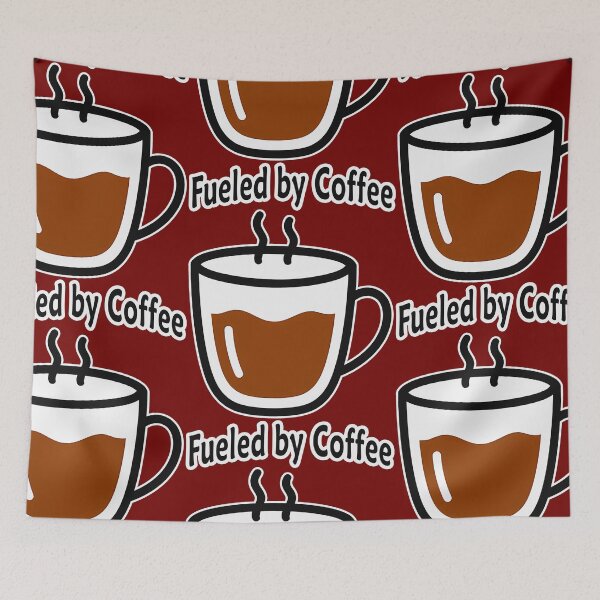 Item preview, Fueled by Coffee Work Shirt – Funny Productivity Design designed and sold by Topoartispp.