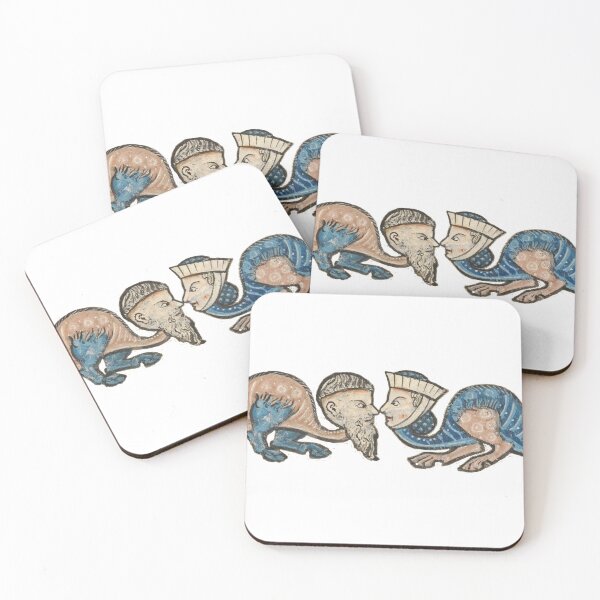 Item preview, Drollery Guy and Gal designed and sold by MarginaliaMagic.