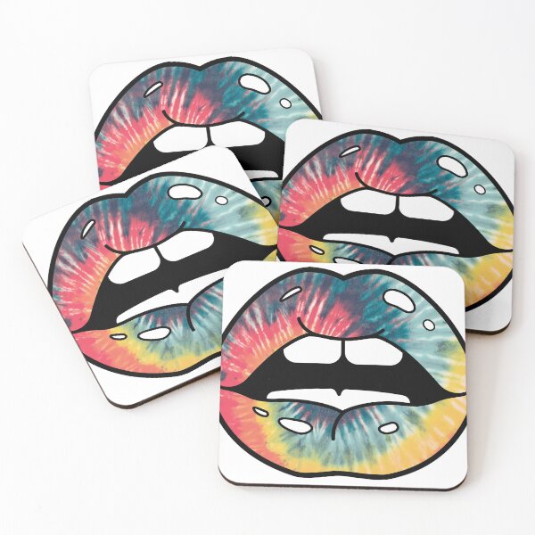 Item preview, Tie Dye Lips Pop Art Design designed and sold by The secret storage room.