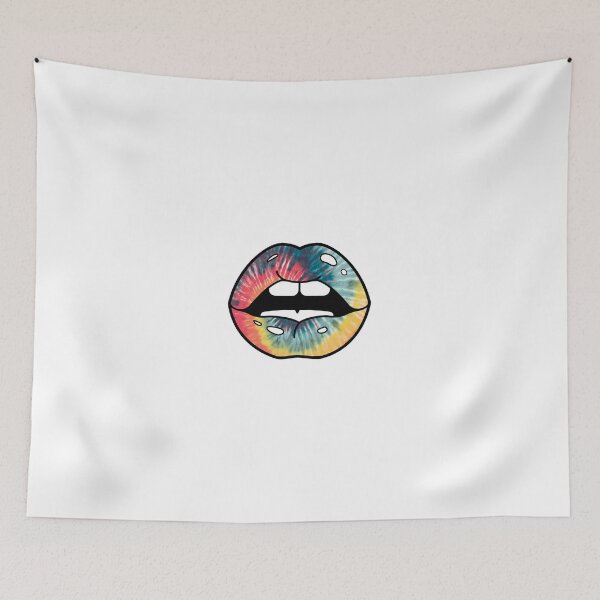 Item preview, Tie Dye Lips Pop Art Design designed and sold by The secret storage room.