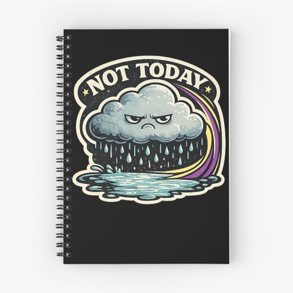Item preview, Grumpy Rain Cloud Not Today Magnet Design designed and sold by ArtComixHaven.