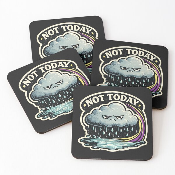 Item preview, Grumpy Rain Cloud Not Today Magnet Design designed and sold by ArtComixHaven.