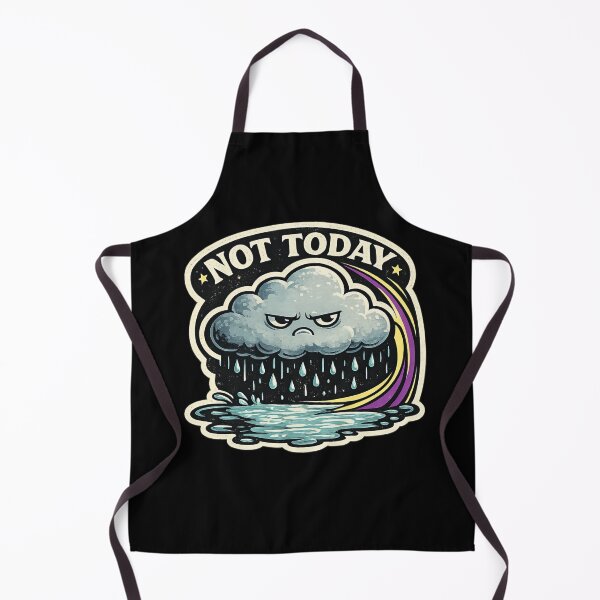 Item preview, Grumpy Rain Cloud Not Today Magnet Design designed and sold by ArtComixHaven.