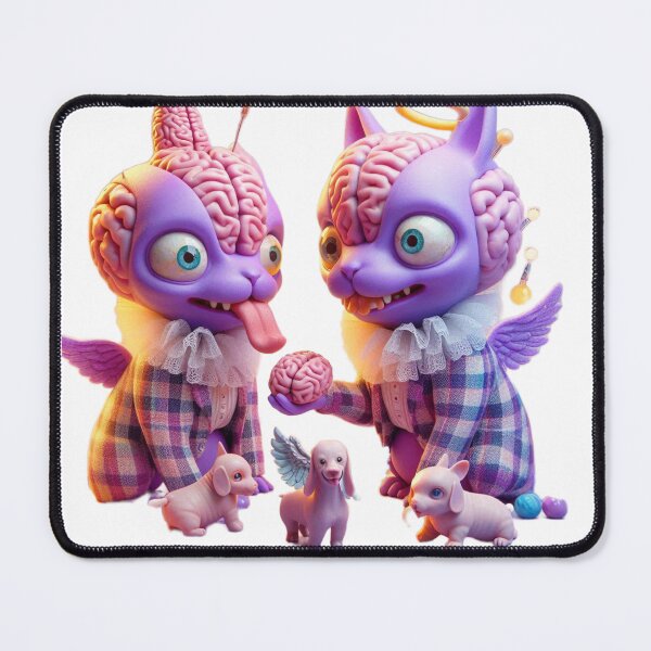 Item preview, Brainiac Monster Kittens - Pastel Goth Zombie Kawaii designed and sold by LujziWorld.