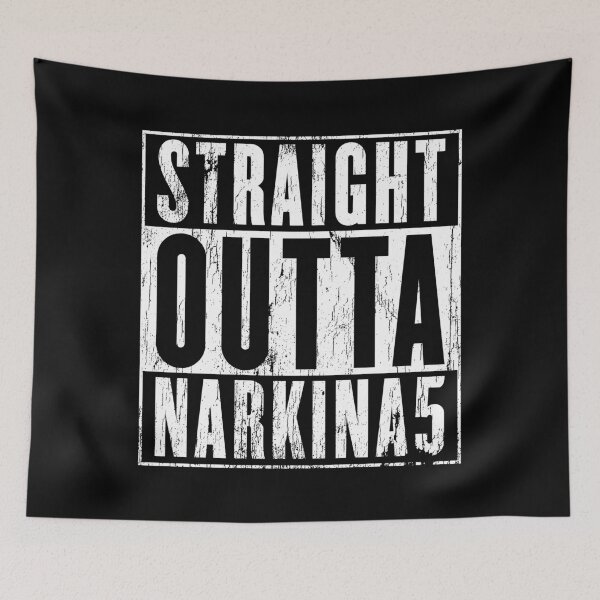 Item preview, Straight Outta Narkina 5 - worn version designed and sold by The Common Tee.