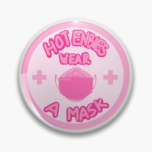 Item preview, Hot Enbies Wear a Mask designed and sold by SpoonieBuggy.