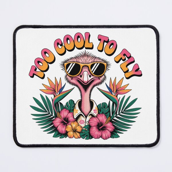 Item preview, Too Cool To Fly Ostrich designed and sold by J-CCreations.