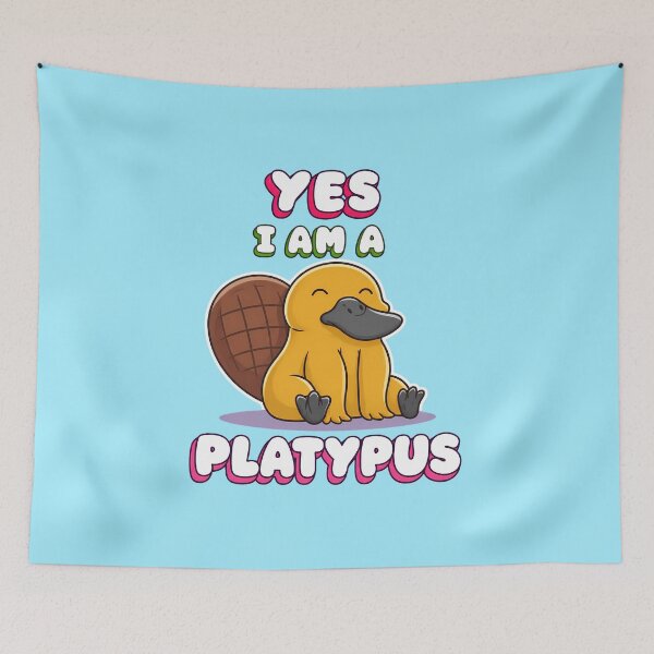 Item preview, Yes, I am a platypus.  designed and sold by Drawings much more.
