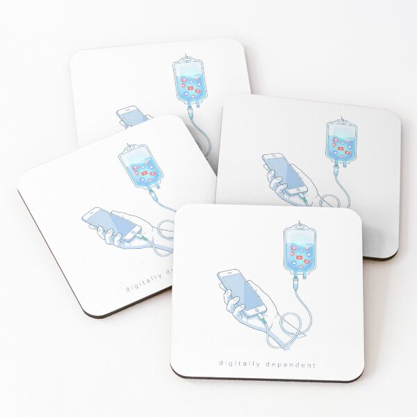 Item preview, Digitally Dependent — Phone IV Drip Addiction Design designed and sold by Drippik.