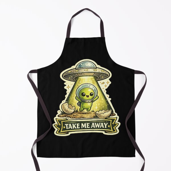 Item preview, Take Me Away Cute Alien Magnet Design designed and sold by ArtComixHaven.