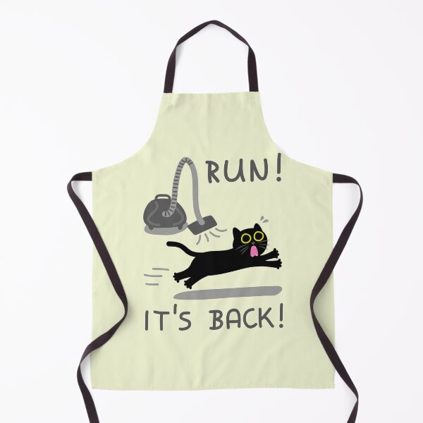 Item preview, Run! It's Back! - Funny Cat vs Vacuum designed and sold by fishdesigns.