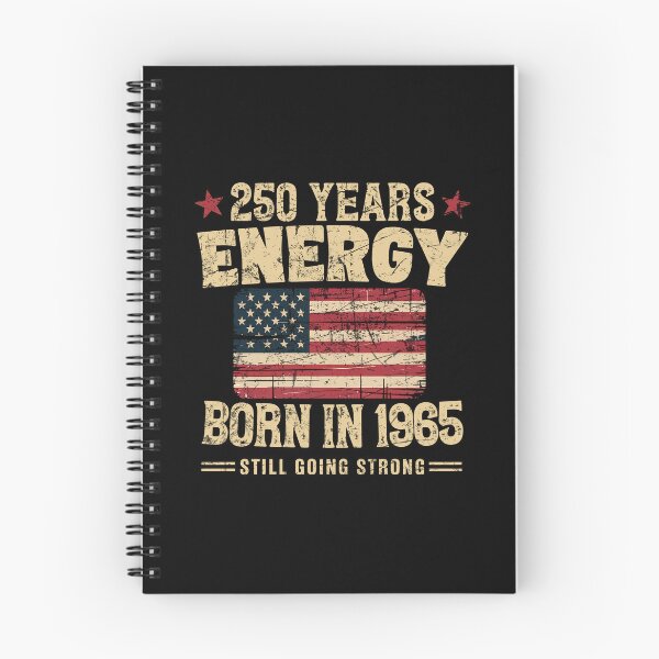 Item preview, Born in 1965 Vintage Birthday 250 Years Energy Design designed and sold by LiviuGligoros.