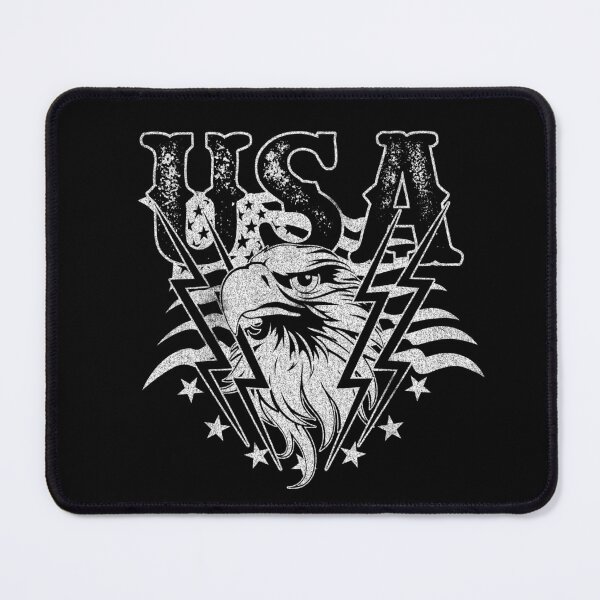 Item preview, Vintage USA Eagle Lightning Patriotic Graphic designed and sold by The secret storage room.