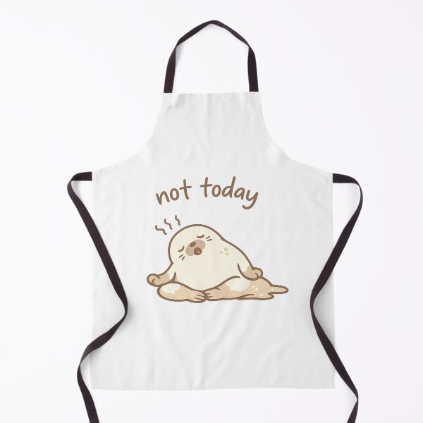 Item preview, Not Today Melting Seal Meme designed and sold by AMICO77.