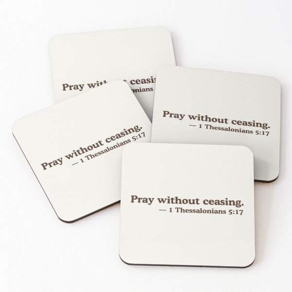 Item preview, Pray without ceasing. 1 Thessalonians 5:17 designed and sold by ElemntCo.