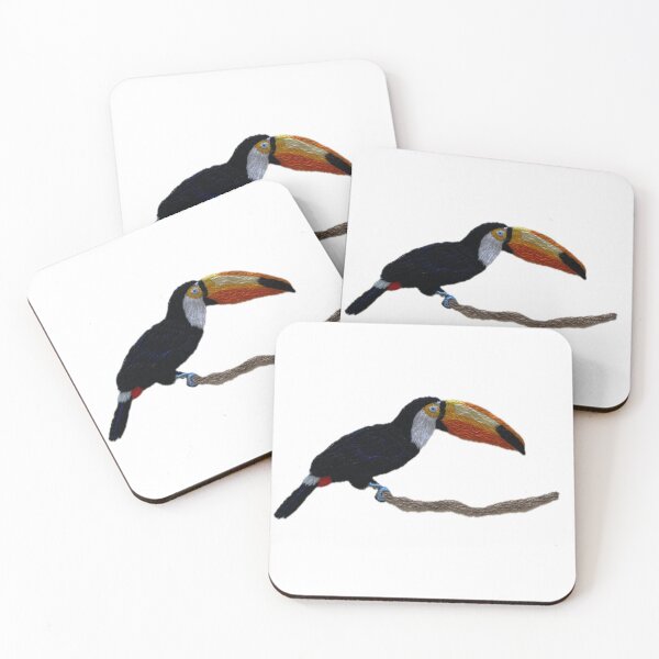 Item preview, Toucan hand embroidery designed and sold by Alsa-handembroidery.