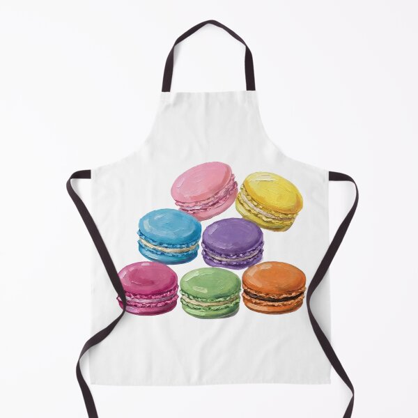Item preview, National Macaron Day Palette Knife Painting French Dessert Art designed and sold by GymTanLaundry.