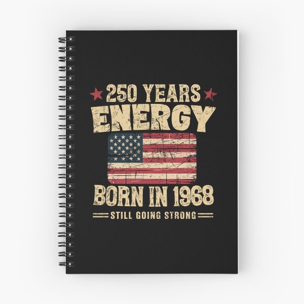 Item preview, Born in 1968 Vintage Birthday 250 Years Energy Design designed and sold by LiviuGligoros.