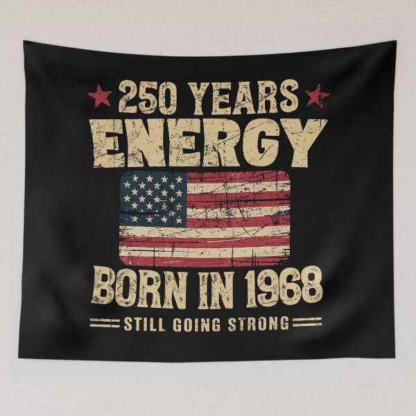 Item preview, Born in 1968 Vintage Birthday 250 Years Energy Design designed and sold by LiviuGligoros.