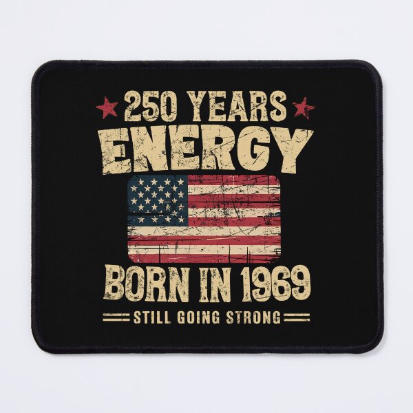 Item preview, Born in 1969 Vintage Birthday 250 Years Energy Design designed and sold by LiviuGligoros.