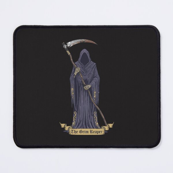 Item preview, Vintage Grim Reaper Scythe Classic Gothic Macabre Art designed and sold by Cipher & Soul.