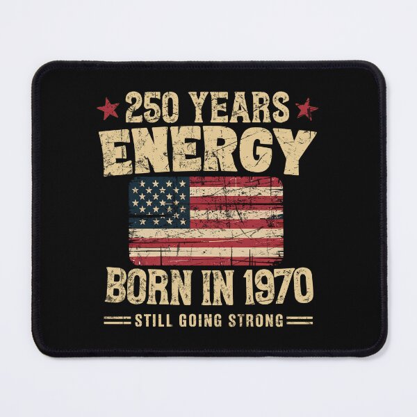 Item preview, Born in 1970 Vintage Birthday 250 Years Energy Design designed and sold by LiviuGligoros.