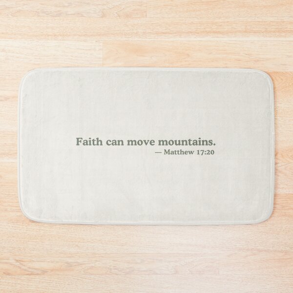 Item preview, Faith Moves Mountains Matthew 17:20 designed and sold by ElemntCo.