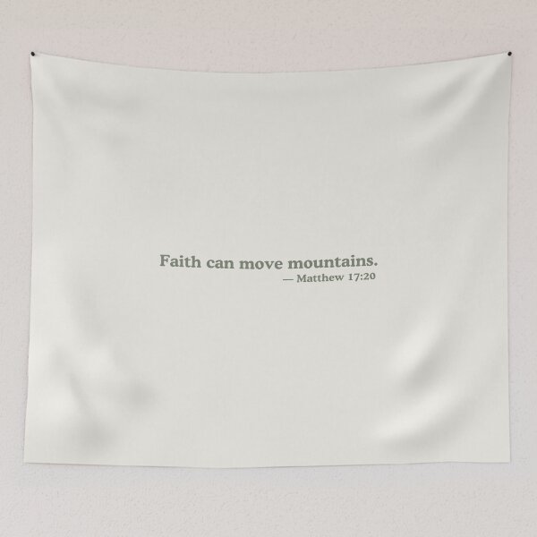 Item preview, Faith Moves Mountains Matthew 17:20 designed and sold by ElemntCo.