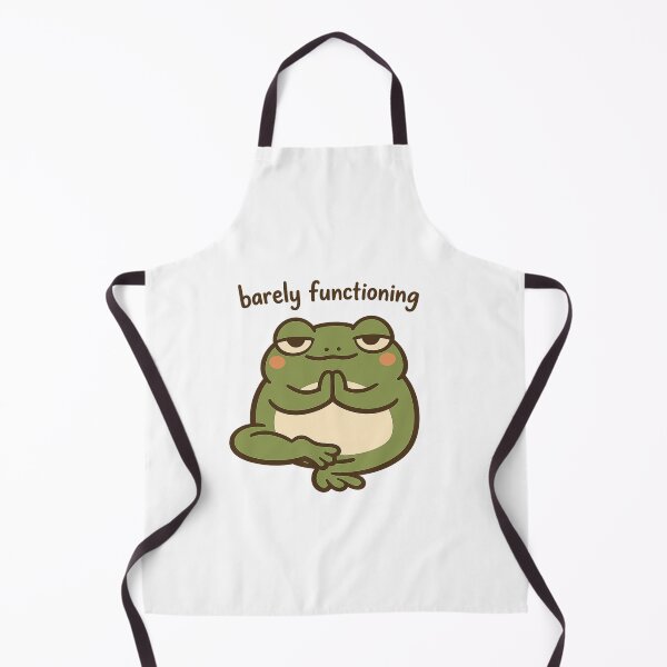 Item preview, Barely Functioning Frog Yoga Meme  designed and sold by AMICO77.