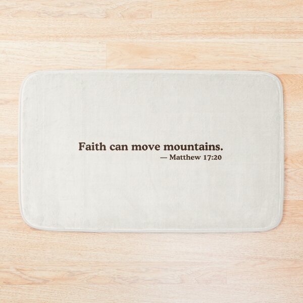 Item preview, Faith Moves Mountains Matthew 17:20 designed and sold by ElemntCo.