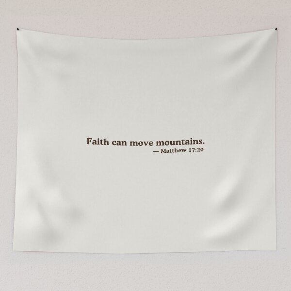 Item preview, Faith Moves Mountains Matthew 17:20 designed and sold by ElemntCo.