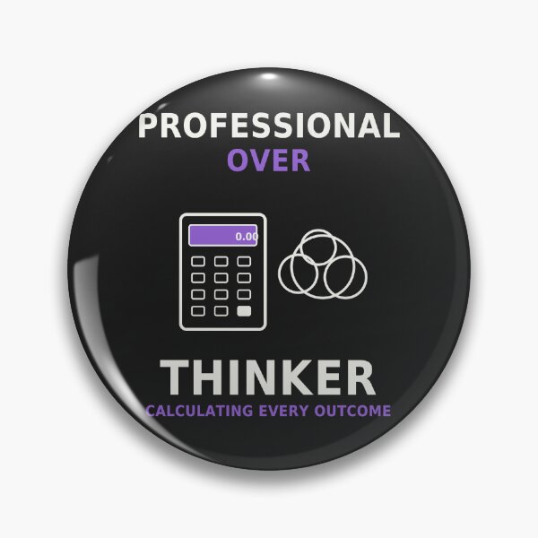 Item preview, Professional overthinker designed and sold by OfficeFighter.