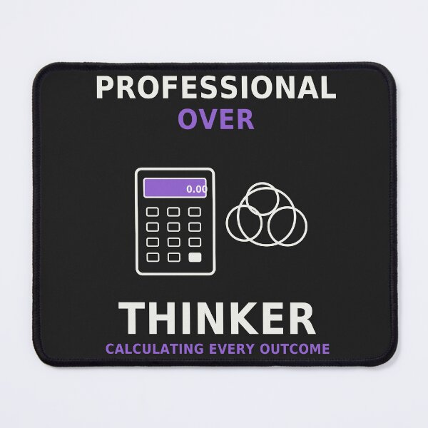 Item preview, Professional overthinker designed and sold by OfficeFighter.