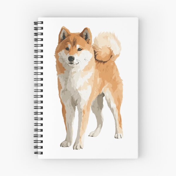 Item preview, Shiba Inu Standing Sticker Natural Pose Cottagecore Kawaii Japanese Dog Gift designed and sold by BrasilStickers.