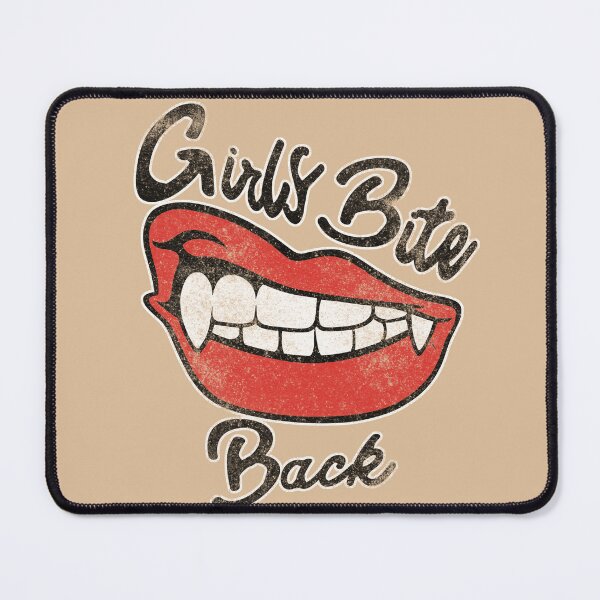 Item preview, Girls Bite Back Retro Feminist Lips Design designed and sold by The secret storage room.