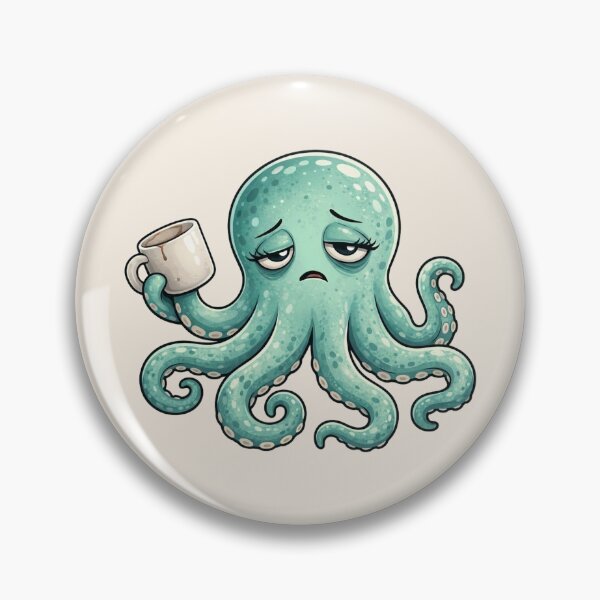 Item preview, Tired Octopus Running on Fumes designed and sold by just a midlife crisis.