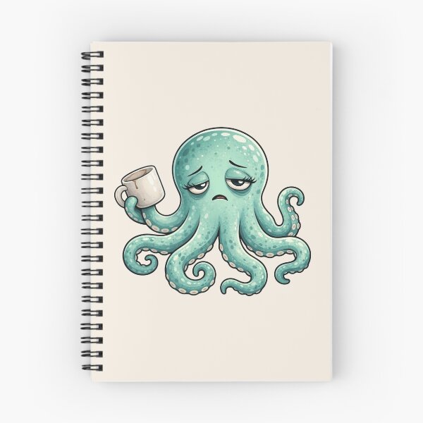 Item preview, Tired Octopus Running on Fumes designed and sold by just a midlife crisis.