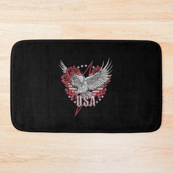 Item preview, USA Eagle Rose Lightning Vintage Graphic designed and sold by The secret storage room.