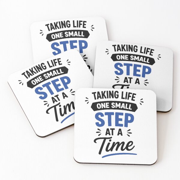 Item preview, Taking Life One Small Step At A Time Gentle Quote designed and sold by Magmashup.