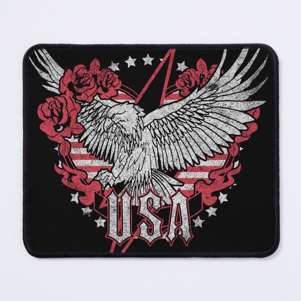 Item preview, USA Eagle Rose Lightning Vintage Graphic designed and sold by The secret storage room.