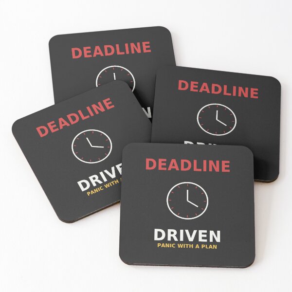 Item preview, Deadline Driven designed and sold by OfficeFighter.