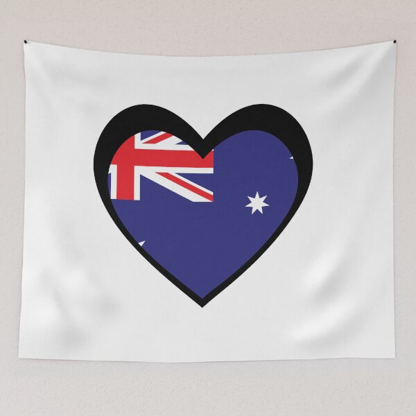 Item preview, Black Australia Heart designed and sold by The Best Designs.