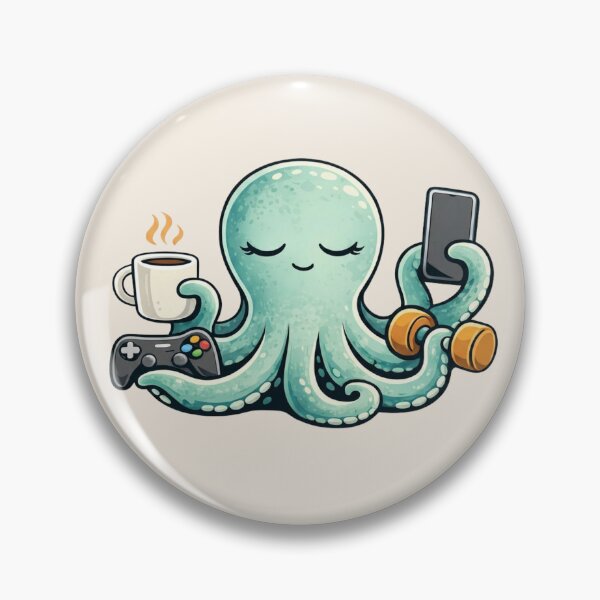 Item preview, Functional Chaos Multitasking Octopus designed and sold by just a midlife crisis.
