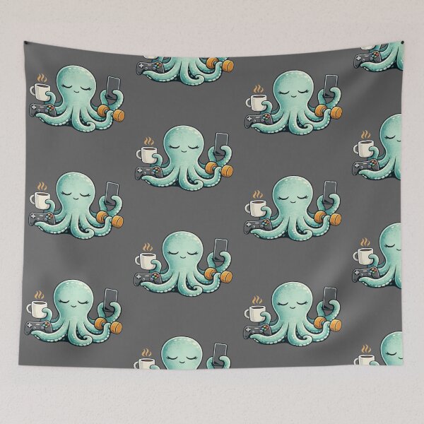 Item preview, Functional Chaos Multitasking Octopus designed and sold by just a midlife crisis.