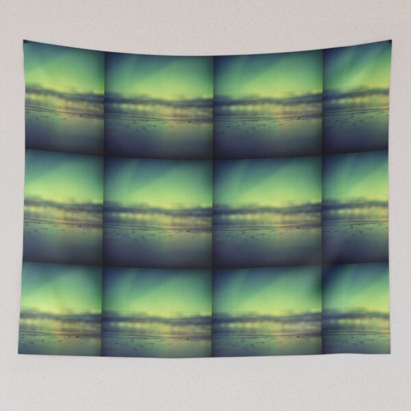 Item preview, Coastal shoreline in surreal green blue Hasselblad medium format film analog photograph designed and sold by edwardolive.