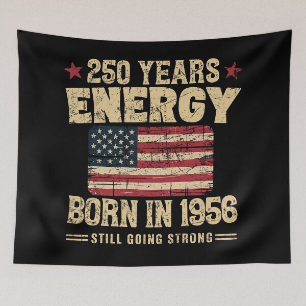 Item preview, Born in 1956 Vintage Birthday 250 Years Energy Design designed and sold by LiviuGligoros.