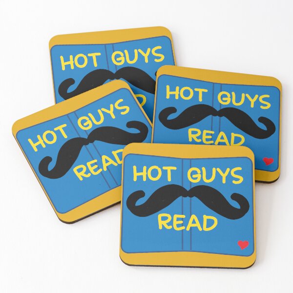 Item preview, Hot guys read book lover designed and sold by fluffyfamcraft.
