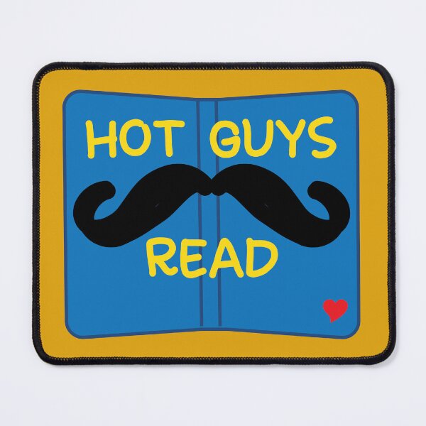 Item preview, Hot guys read book lover designed and sold by fluffyfamcraft.