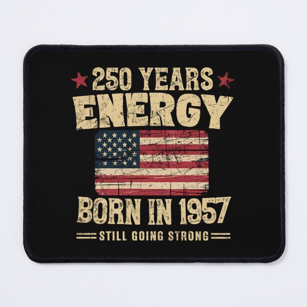 Item preview, Born in 1957 Vintage Birthday 250 Years Energy Design designed and sold by LiviuGligoros.